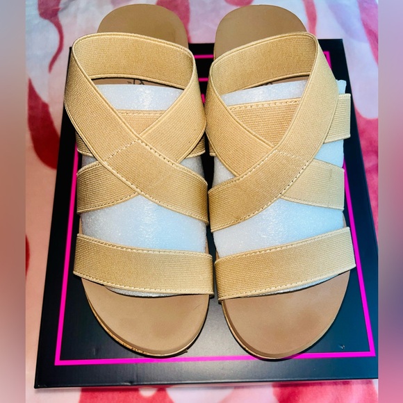 NIBX CORKYS QUIRKY BUT CUTE CORK WEDGE SANDALS 👡 - CAMEL, Sz.6, BNIBX - Picture 10 of 16